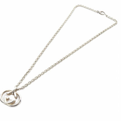 Gucci Interlocking Necklace Silver