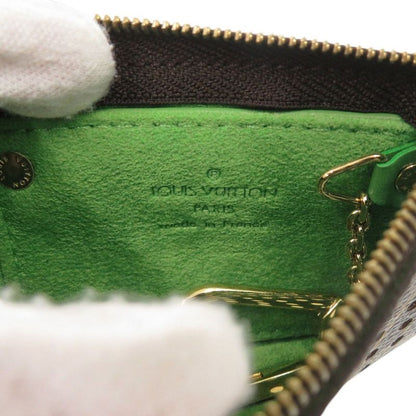 Louis Vuitton Pochette Cles Monogram Perfaux Green Coin Case Wallet