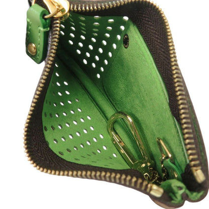 Louis Vuitton Pochette Cles Monogram Perfaux Green Coin Case Wallet