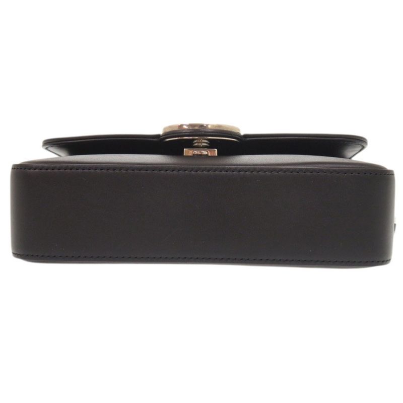 Gucci Petit GG Double Leather Black 2-Way Shoulder Bag