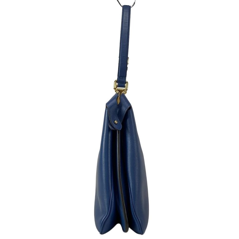 Fendi Handbag Peekaboo Soft Large Blue Leather
