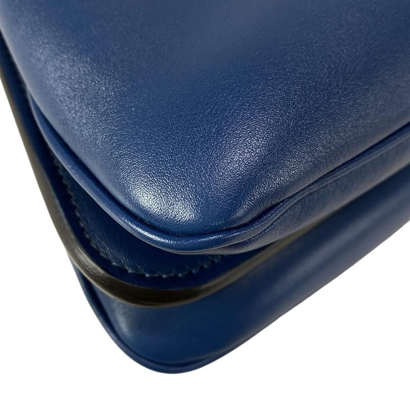 Fendi Handbag Peekaboo Soft Large Blue Leather