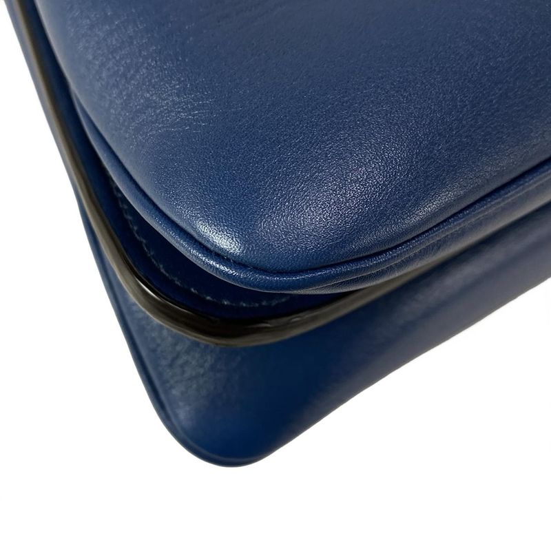 Fendi Handbag Peekaboo Soft Large Blue Leather