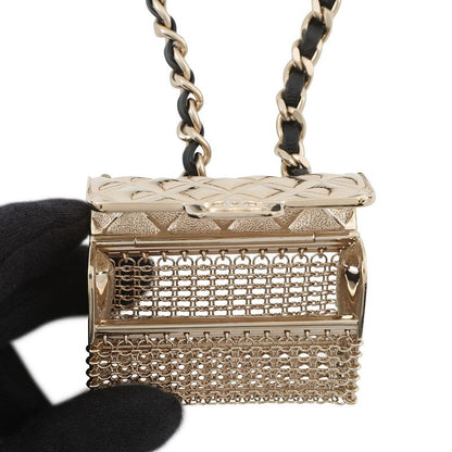 Chanel Necklace Quilted Bag