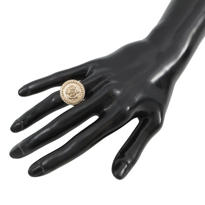 Chanel Ring CC Logo Camellia