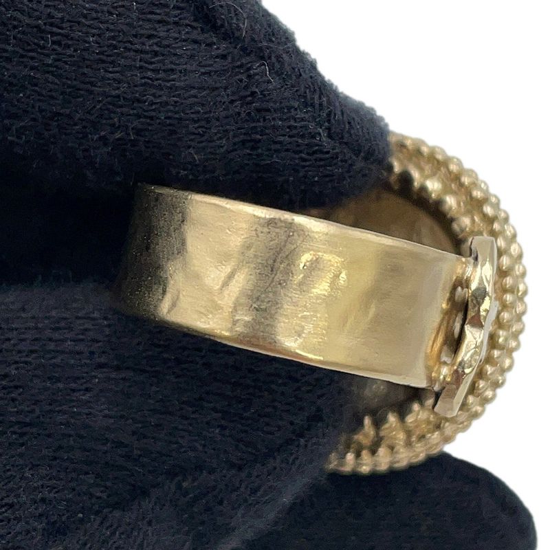 Chanel Ring CC Logo Camellia