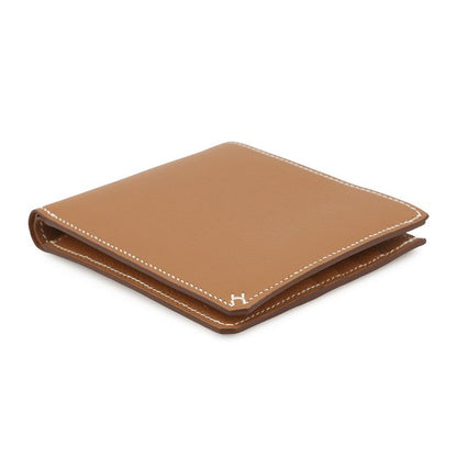 Hermes Bifold Wallet Series Compact Gold Silver