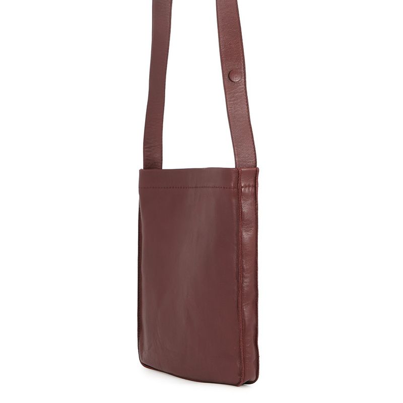 Hermes Shoulder Bag Tu de Bordeaux Silver Leather