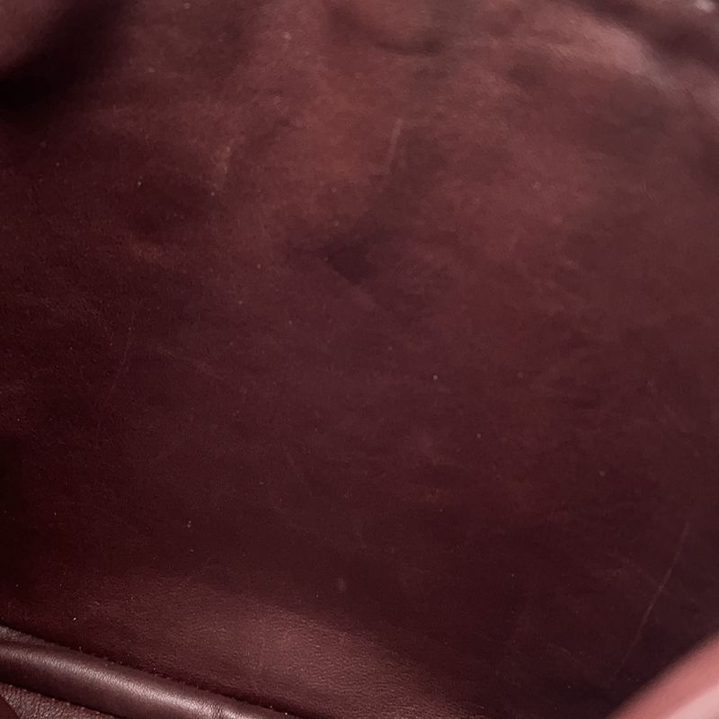 Hermes Shoulder Bag Tu de Bordeaux Silver Leather
