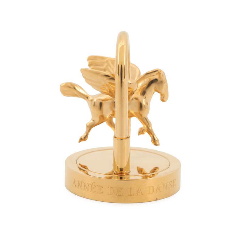 Hermes Cadena Annedans Pegasus Limited Charm Key Holder Keychain