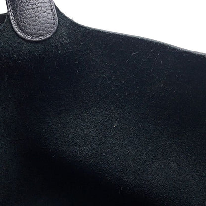 Hermes Handbag Picotin Lock MM Black Silver Taurillon Clemence