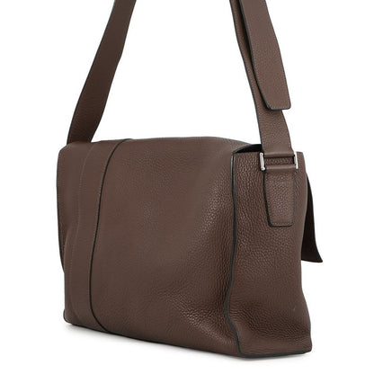 Hermes Shoulder Bag Sac Alfred Taupe Silver Taurillon Clemence