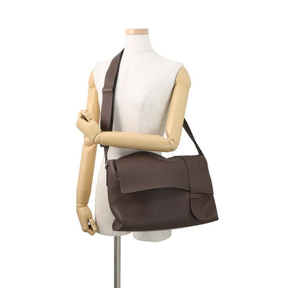 Hermes Shoulder Bag Sac Alfred Taupe Silver Taurillon Clemence