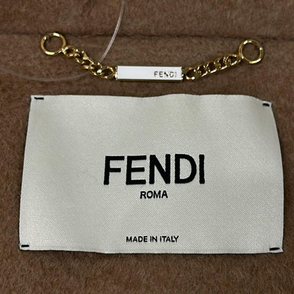 Fendi Coat 38 S Beige Short Length Winter