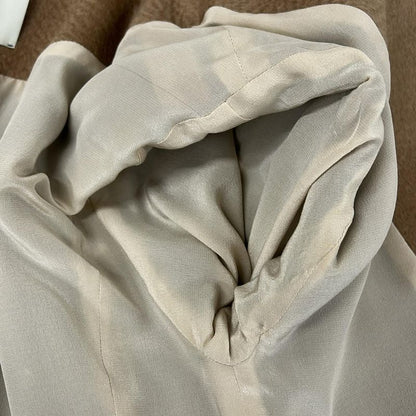 Fendi Coat 38 S Beige Short Length Winter