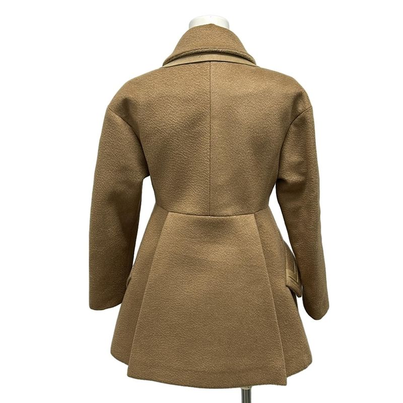 Fendi Coat 38 S Beige Short Length Winter