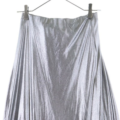 Loewe High Waist Wrap Skirt Silver
