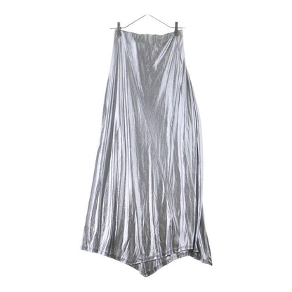 Loewe High Waist Wrap Skirt Silver