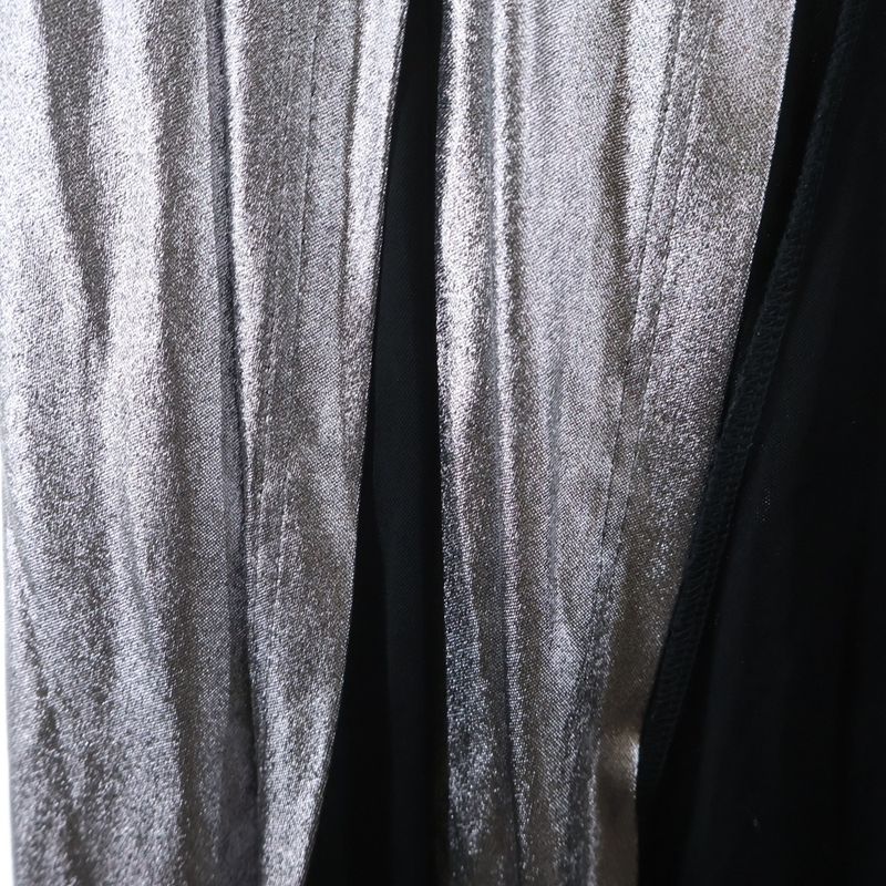 Loewe High Waist Wrap Skirt Silver