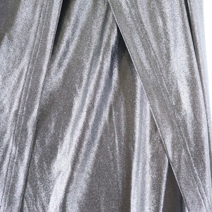 Loewe High Waist Wrap Skirt Silver