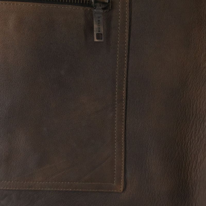 Celine Zip Skirt Brown