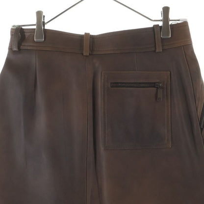 Celine Zip Skirt Brown