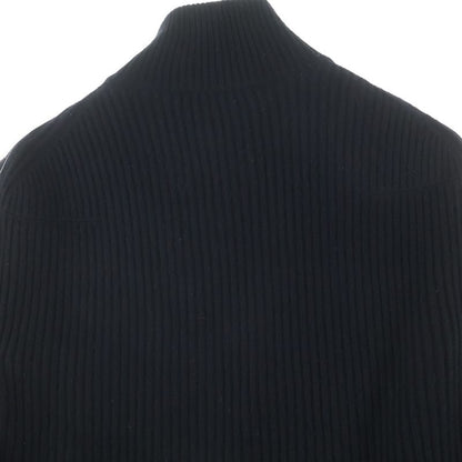 Dior Atelier Fay Cles Eared High Neck Knit Jacket Black