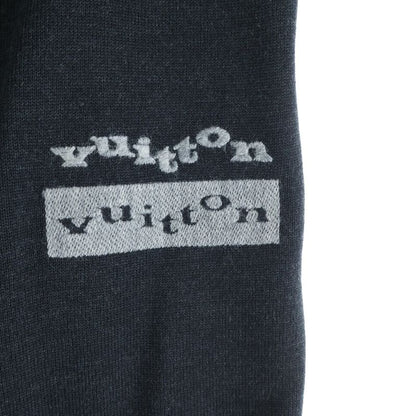Louis Vuitton Wool Knit Logo Embroidery Track Jogger Pants Black Zll