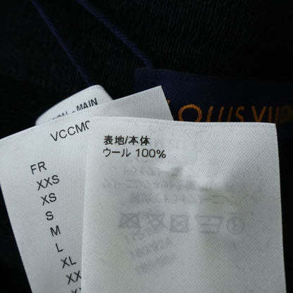 Louis Vuitton Wool Knit Logo Embroidery Track Jogger Pants Black Zll
