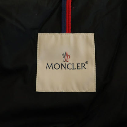 Moncler Grive Arm Logo Patch Hooded Down Coat Black