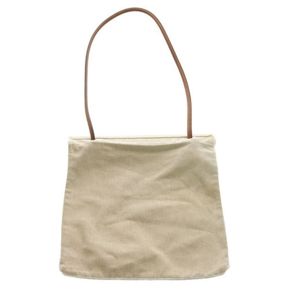 Hermes Aline PM Natural Toile Chevron Logo Shoulder Bag Beige