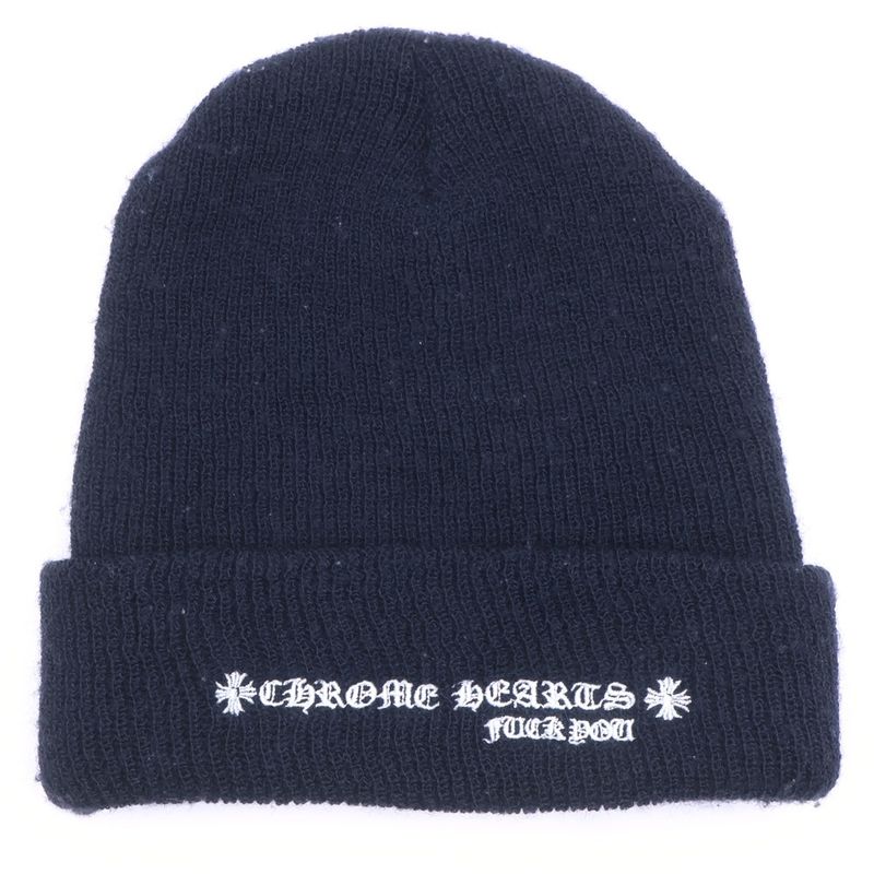 Chrome Hearts Wool Watch Cap Fuck You Cap CH Plus Fucku Embroidery Beanie Hat