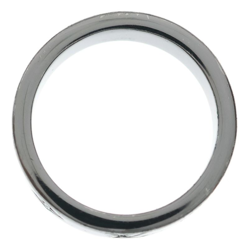 Louis Vuitton LV Mosaic Thin Monogram Ring Gunmetal