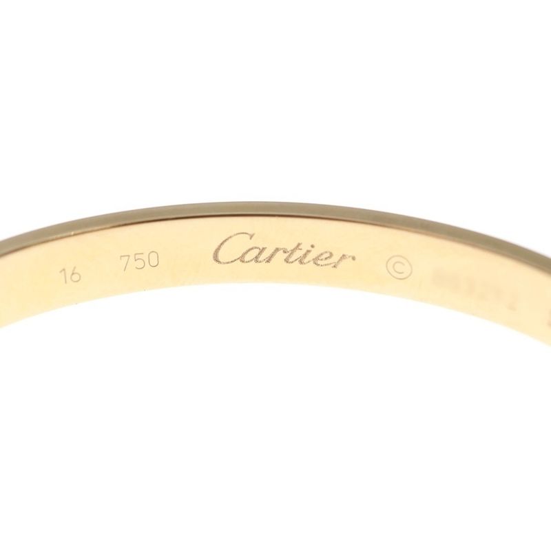 Cartier Love Bracelet 18k PG Pink Gold Bangle