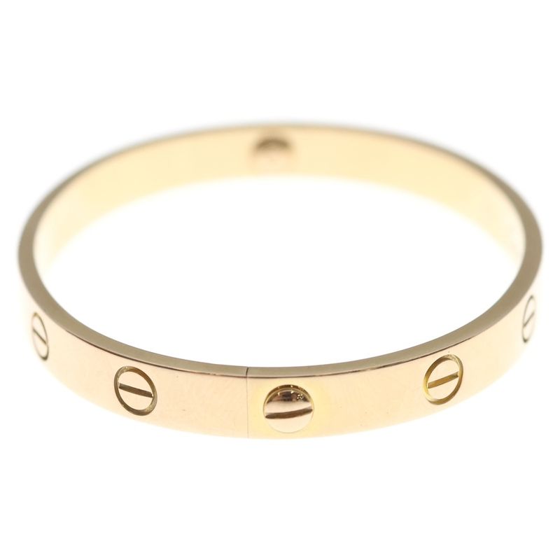 Cartier Love Bracelet 18k PG Pink Gold Bangle