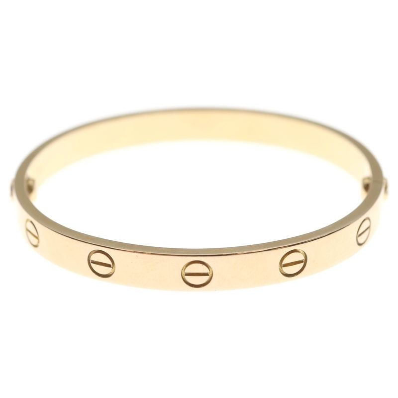 Cartier Love Bracelet 18k PG Pink Gold Bangle