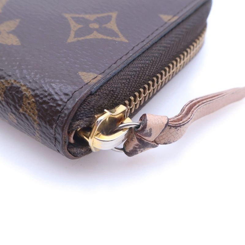 Louis Vuitton Monogram Clemence Rose Ballerina Wallet