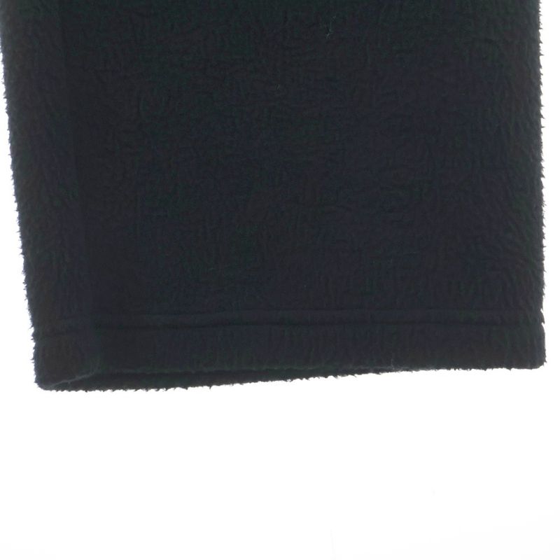Balenciaga Political Campaign Logo Embroidery Fleece Pants Black