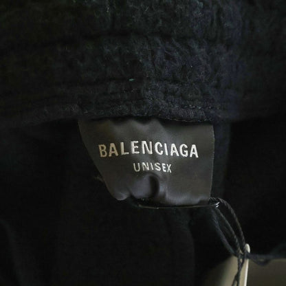 Balenciaga Political Campaign Logo Embroidery Fleece Pants Black