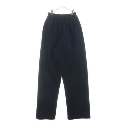 Balenciaga Political Campaign Logo Embroidery Fleece Pants Black