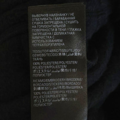 Balenciaga Political Campaign Logo Embroidery Fleece Pants Black