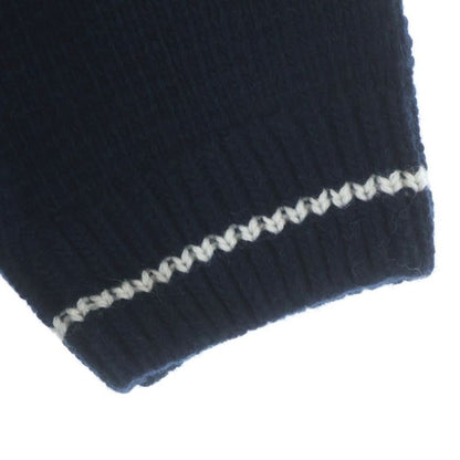 Dior Logo S Knit Sweater Short Sleeve Navy