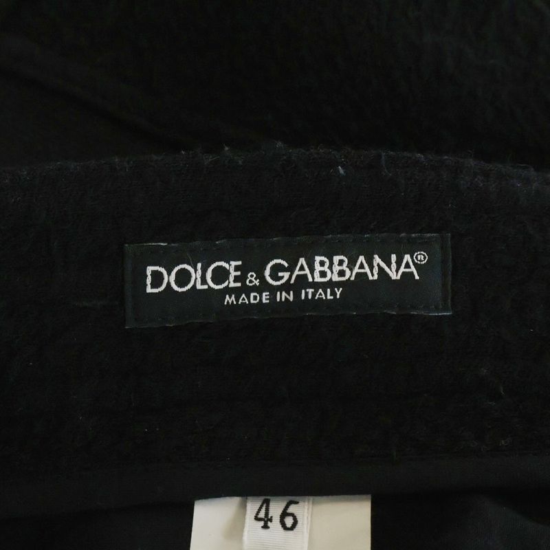 Dolce & Gabbana Cargo Pants Wool Blend Sweatshirt Black Gwaoet
