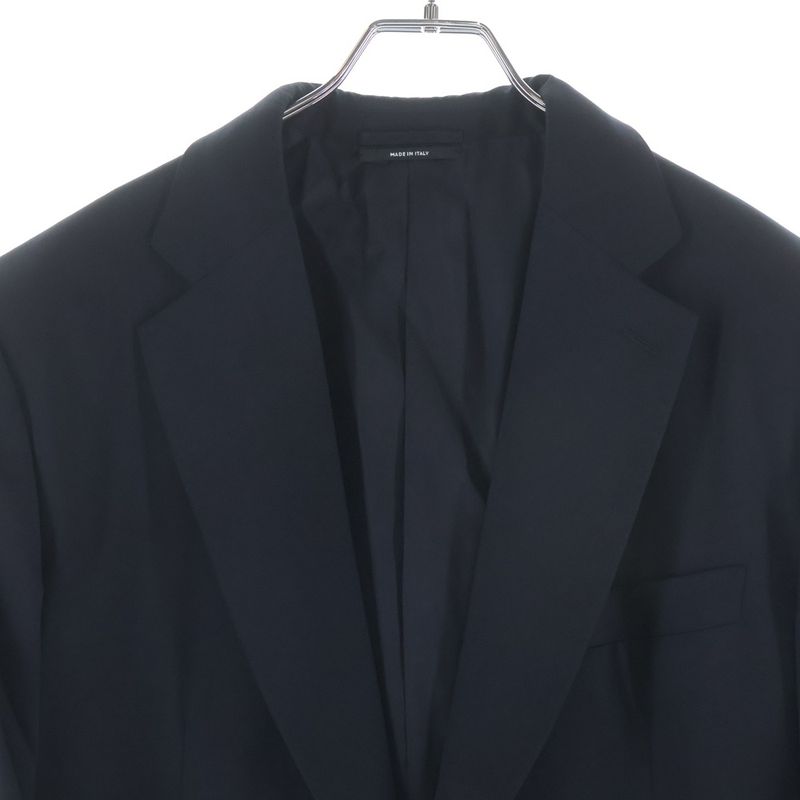 Hermes Cashmere Blend Wool Tailored Jacket Trousers Long Pants Set Suit Gray