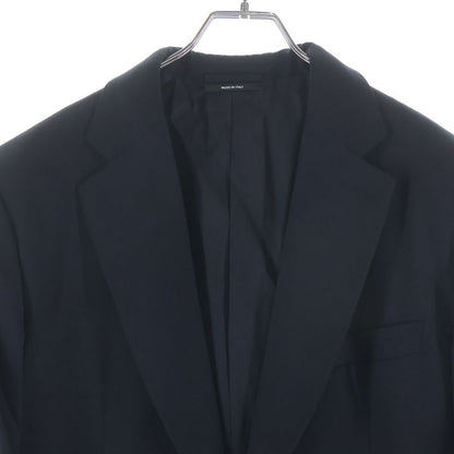 Hermes Cashmere Blend Wool Tailored Jacket Trousers Long Pants Set Suit Gray
