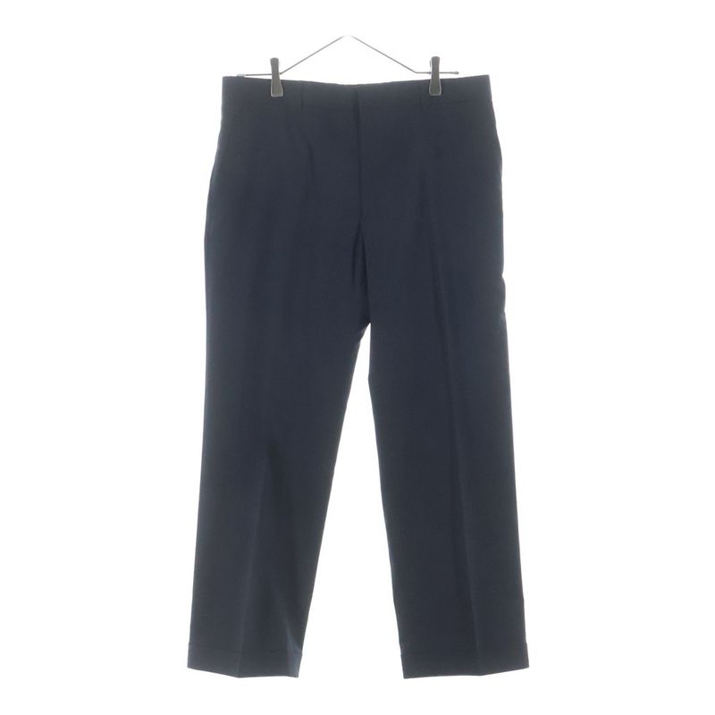 Hermes Cashmere Blend Wool Tailored Jacket Trousers Long Pants Set Suit Gray