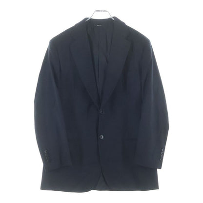 Hermes Cashmere Blend Wool Tailored Jacket Trousers Long Pants Set Suit Gray