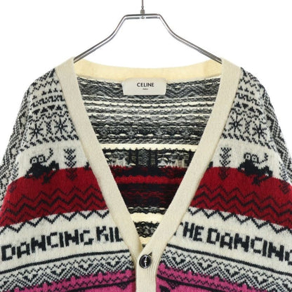Celine the Dancing Kid All Over Wool Jacket Dollar Knit Cardigan