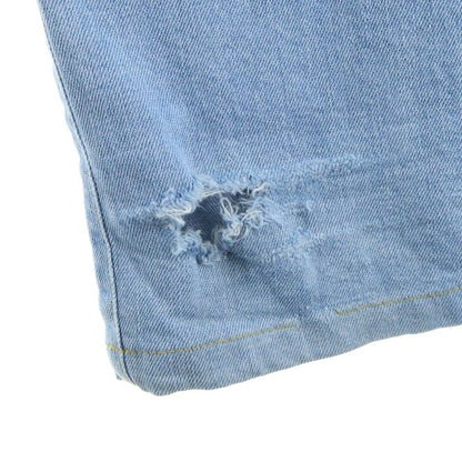 Versace Rebellion Side Cut Replacement Denim Pants Indigo