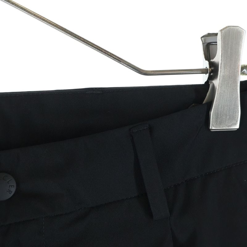 Moncler Pantaloni Trousers Back Logo Straight Nylon Pants